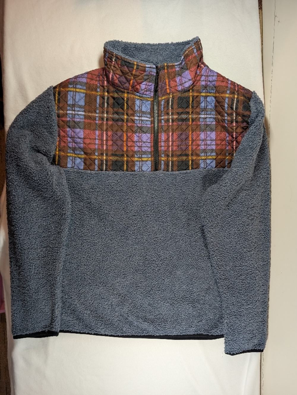 Vera Bradley Fleece And Quilted Quarter‎ Zip